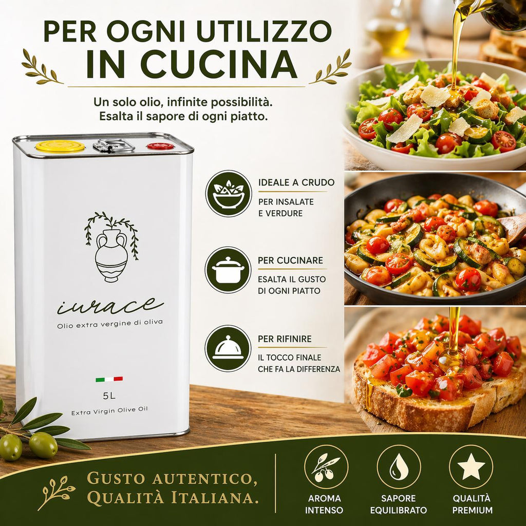 Olio Extravergine di Oliva IURACE - Latta da 5L